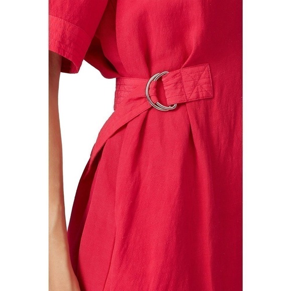 Scotch & Soda Cinched D Ring Dress Red XS - Picture 3 of 10